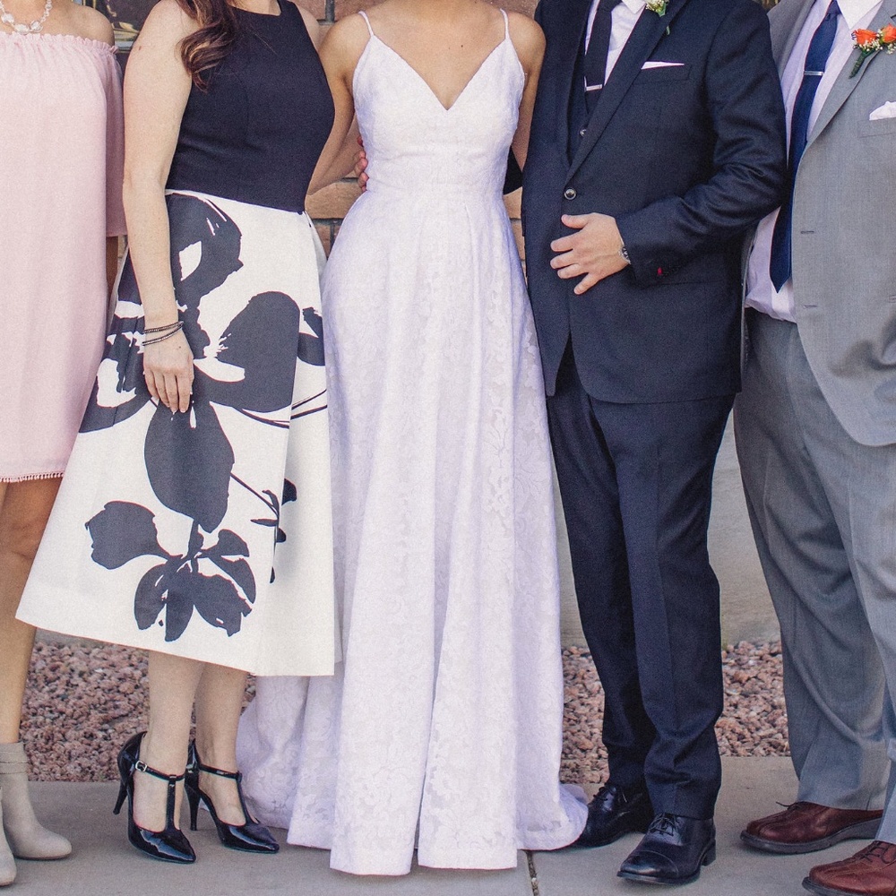 Calvin Klein Floor Length Wedding / Ball Gown